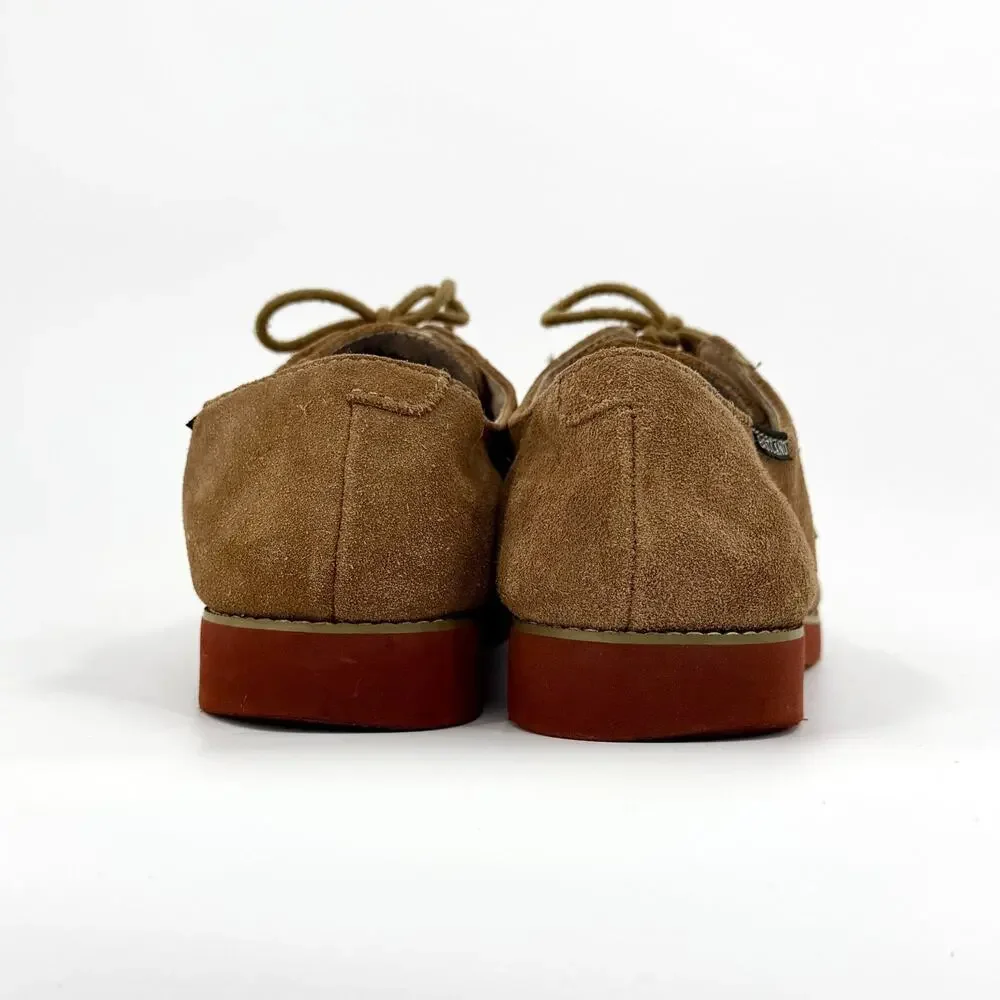Vintage Y2K Eastland Brown Suede Leather Lace-Up Oxfords
